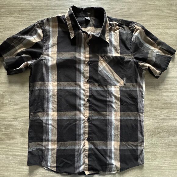 Oakley Other - Oakley Short Sleeve Shirt - Black/Tan - Mens M